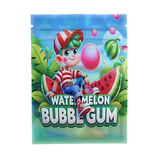 1g Exotic Mylar Bag - Watermelon Bubble Gum (100 Count)