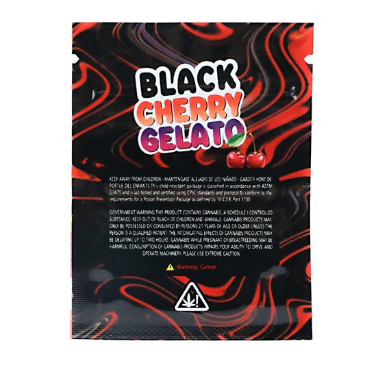 1g Exotic Mylar Bag - Black Cherry Gelato (100 Count)