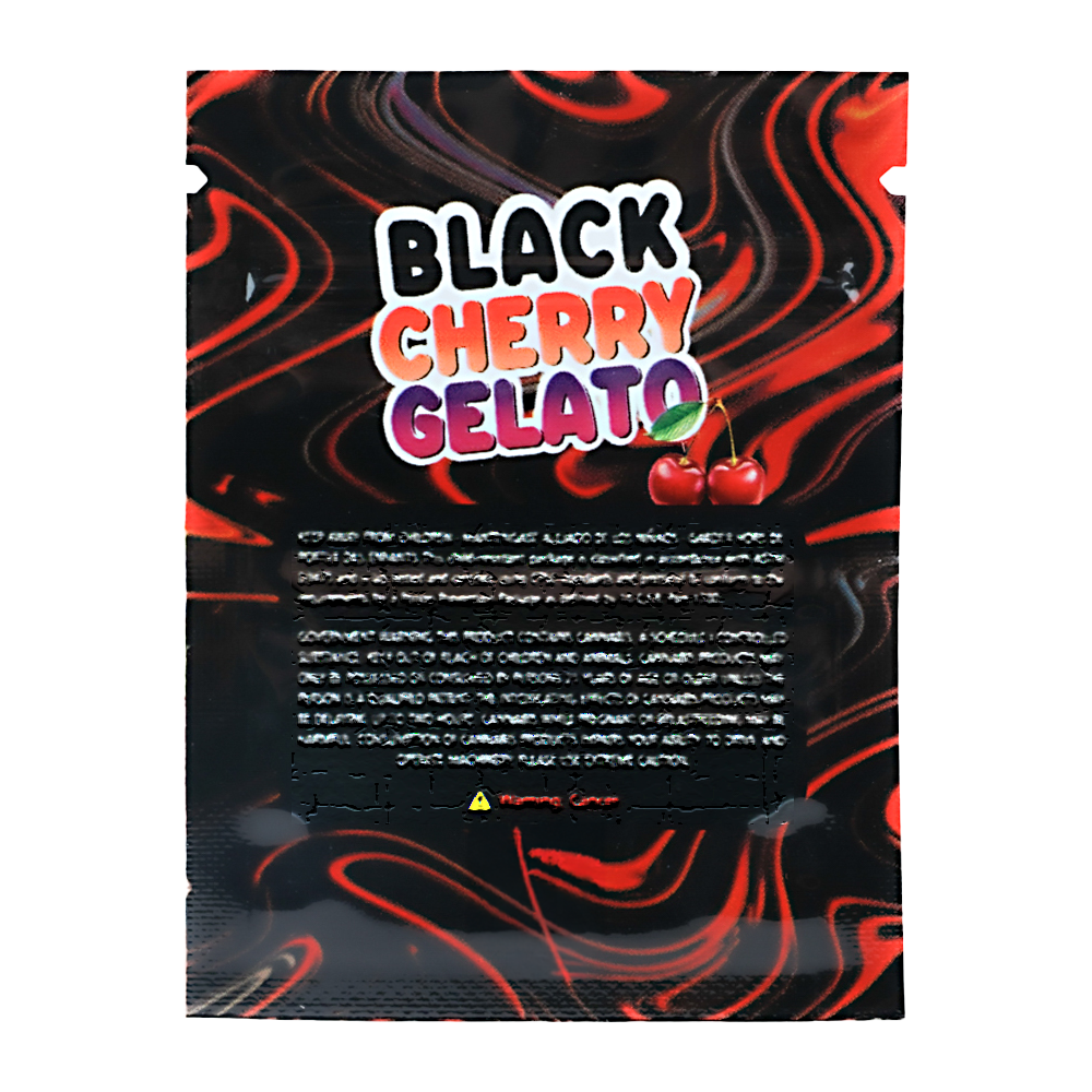1g Exotic Mylar Bag - Black Cherry Gelato (100 Count)