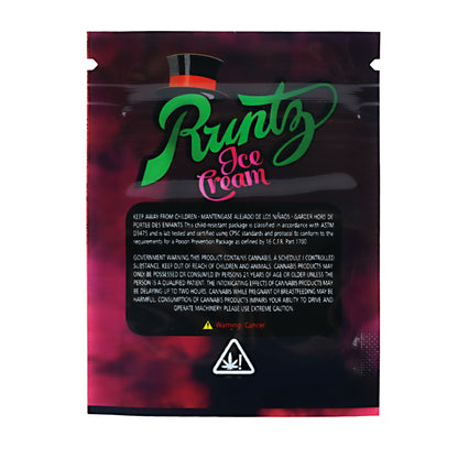 1g Exotic Mylar Bag - Runtz Ice Cream (100 Count)