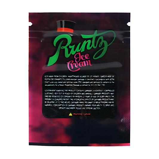 1g Exotic Mylar Bag - Runtz Ice Cream (100 Count)