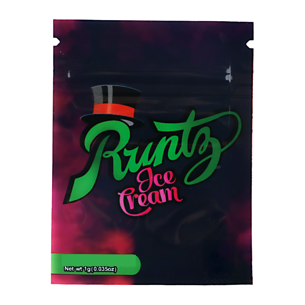 1g Exotic Mylar Bag - Runtz Ice Cream (100 Count)