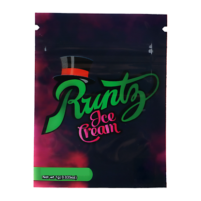 1g Exotic Mylar Bag - Runtz Ice Cream (100 Count)