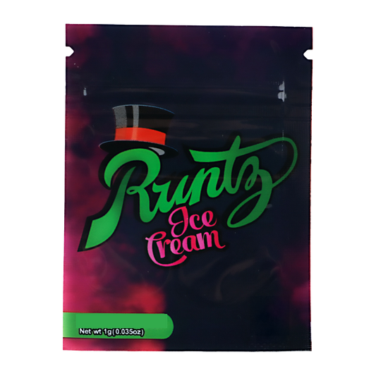 1g Exotic Mylar Bag - Runtz Ice Cream (100 Count)