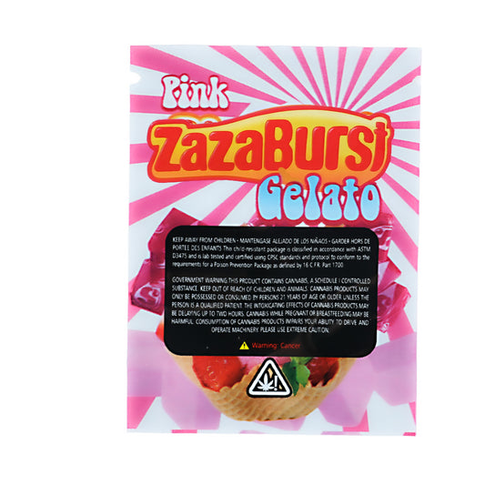 1g Exotic Mylar Bag - Pink Starburst Gelato (100 Count)