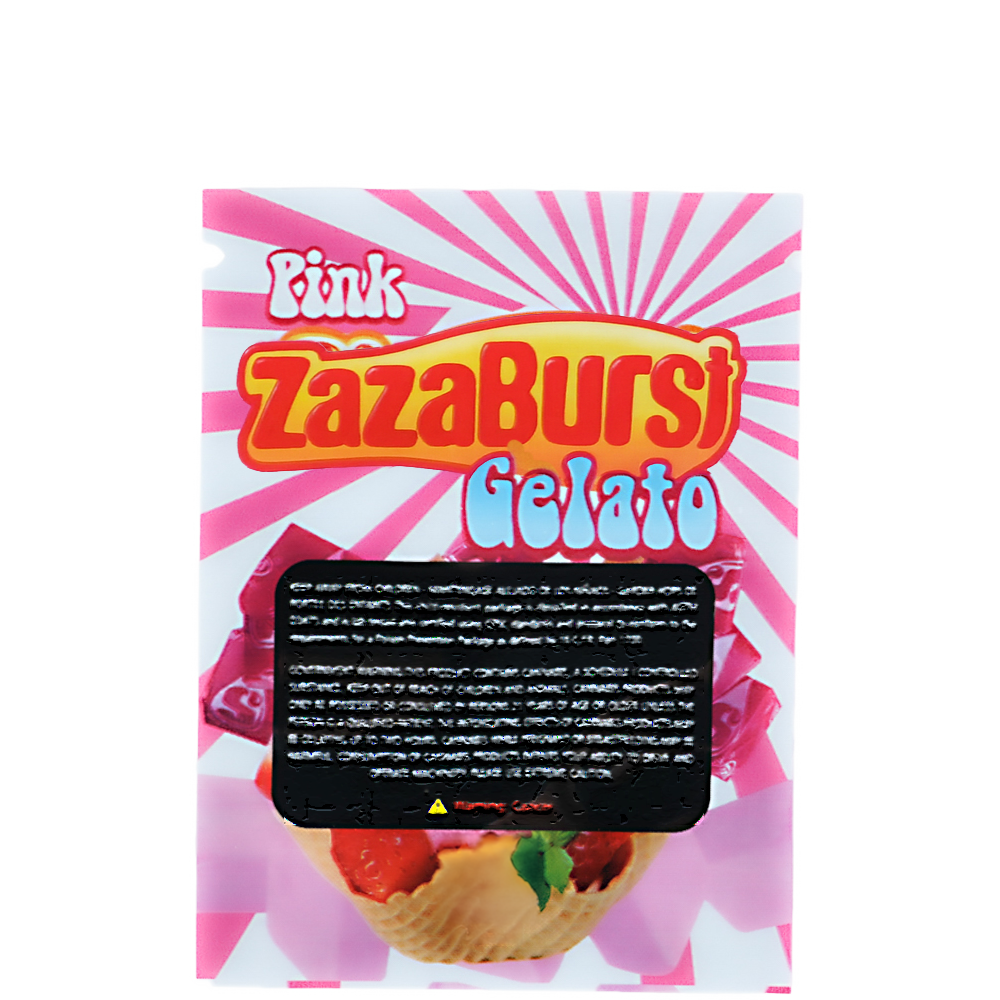 1g Exotic Mylar Bag - Pink Starburst Gelato (100 Count)