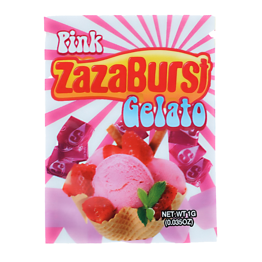 1g Exotic Mylar Bag - Pink Starburst Gelato (100 Count)