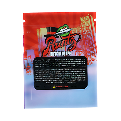 1g Exotic Mylar Bag - Runtz Hybrid (100 Count)
