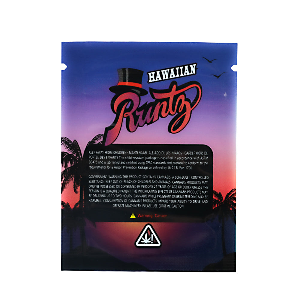 1g Exotic Mylar Bag - Hawaiian Runtz (100 Count)