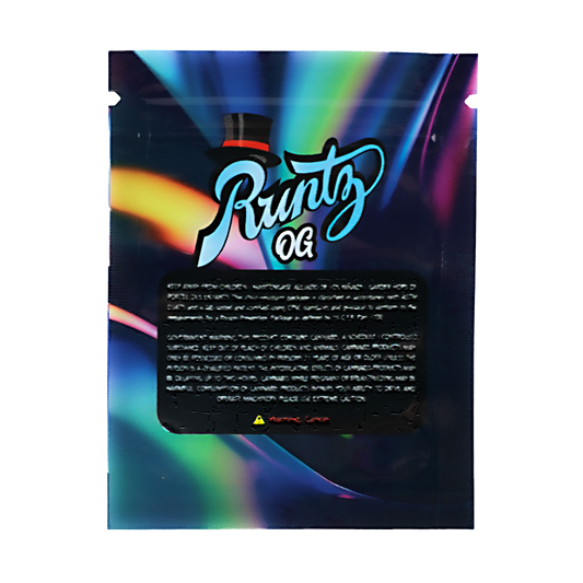 1g Exotic Mylar Bag - Runtz OG Blue (100 Count)