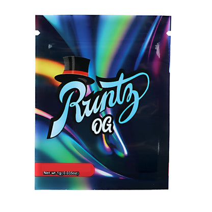 1g Exotic Mylar Bag - Runtz OG Blue (100 Count)