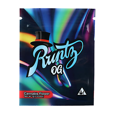 1g Exotic Mylar Bag - Runtz OG Blue (100 Count)