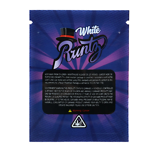 1g Exotic Mylar Bag - White Runtz (100 Count)