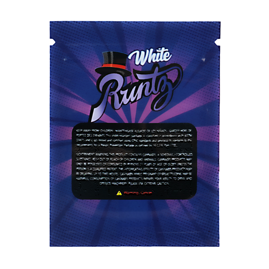 1g Exotic Mylar Bag - White Runtz (100 Count)