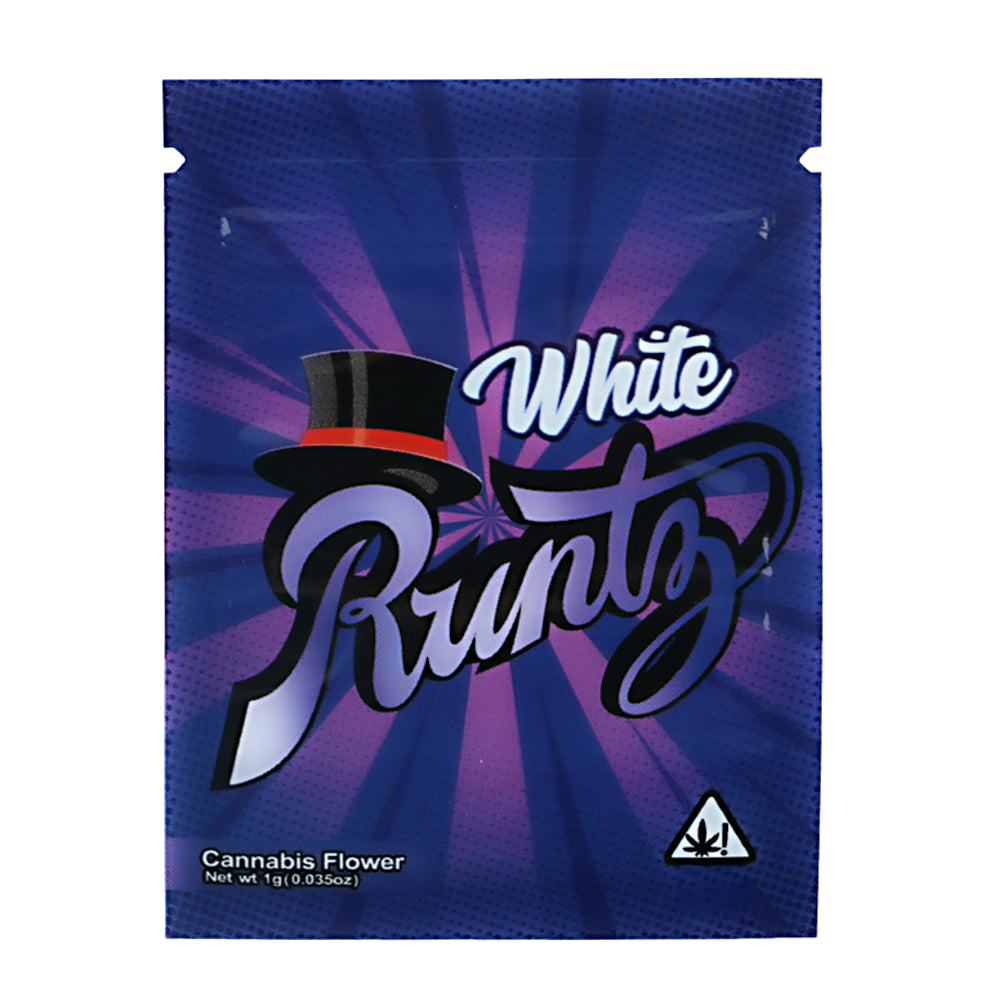 1g Exotic Mylar Bag - White Runtz (100 Count)