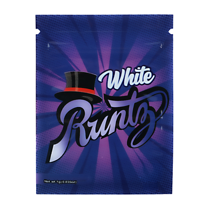 1g Exotic Mylar Bag - White Runtz (100 Count)