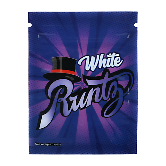 1g Exotic Mylar Bag - White Runtz (100 Count)