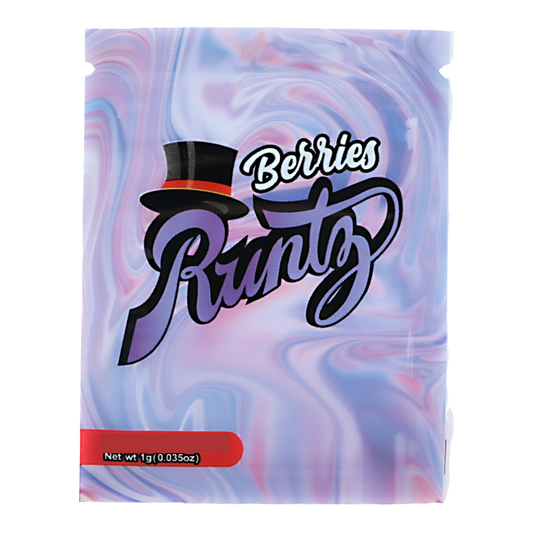 1g Exotic Mylar Bag - Berries Runtz (100 Count)
