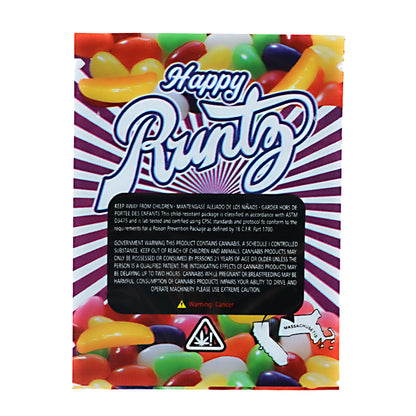 1g Exotic Mylar Bag - Happy Runtz (100 Count)