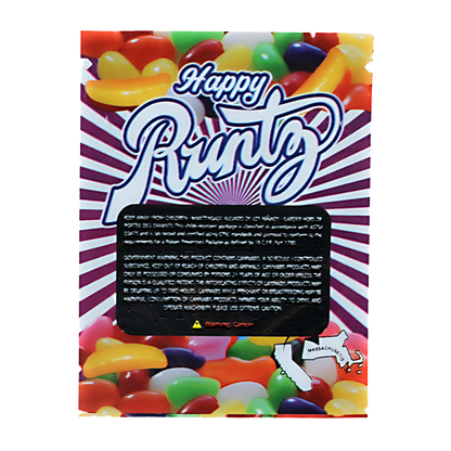 1g Exotic Mylar Bag - Happy Runtz (100 Count)