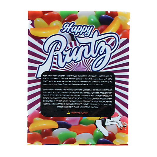 1g Exotic Mylar Bag - Happy Runtz (100 Count)