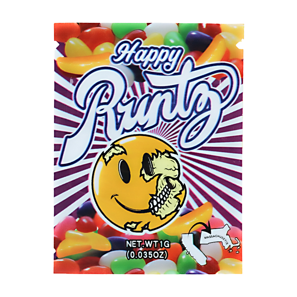 1g Exotic Mylar Bag - Happy Runtz (100 Count)