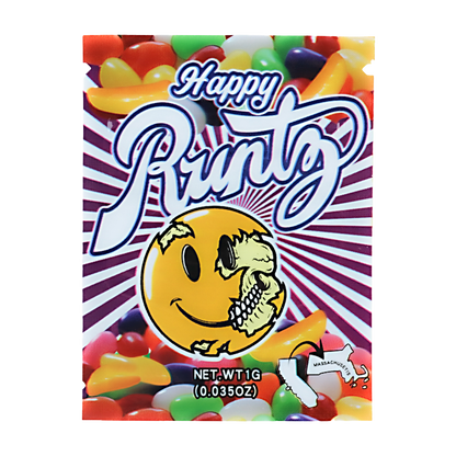 1g Exotic Mylar Bag - Happy Runtz (100 Count)