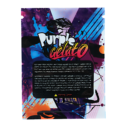 1g Exotic Mylar Bag - Purple Gelato (100 Count)