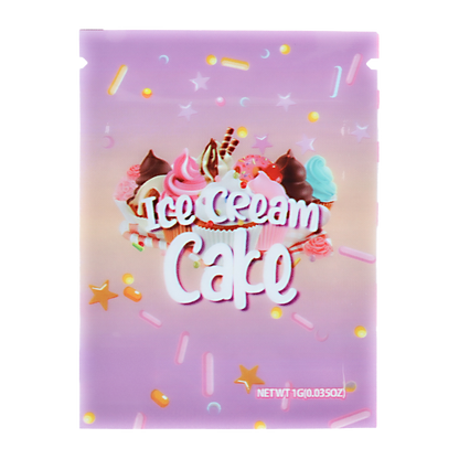 1g Exotic Mylar Bag - Ice Cream Cake (100 Count)