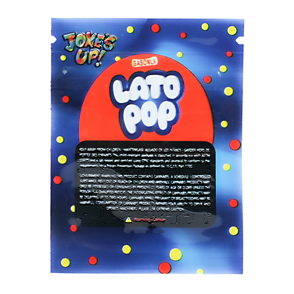 1g Exotic Mylar Bag - Latopop Jokes Up Gas Only (100 Count)