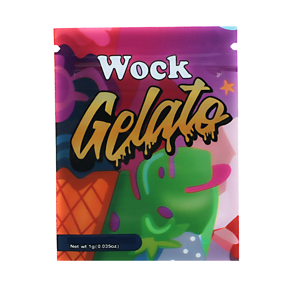 1g Exotic Mylar Bag - Wock Gelato (100 Count)