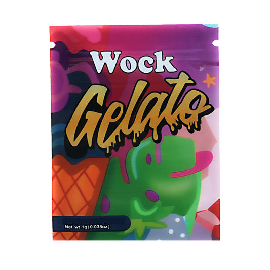 1g Exotic Mylar Bag - Wock Gelato (100 Count)