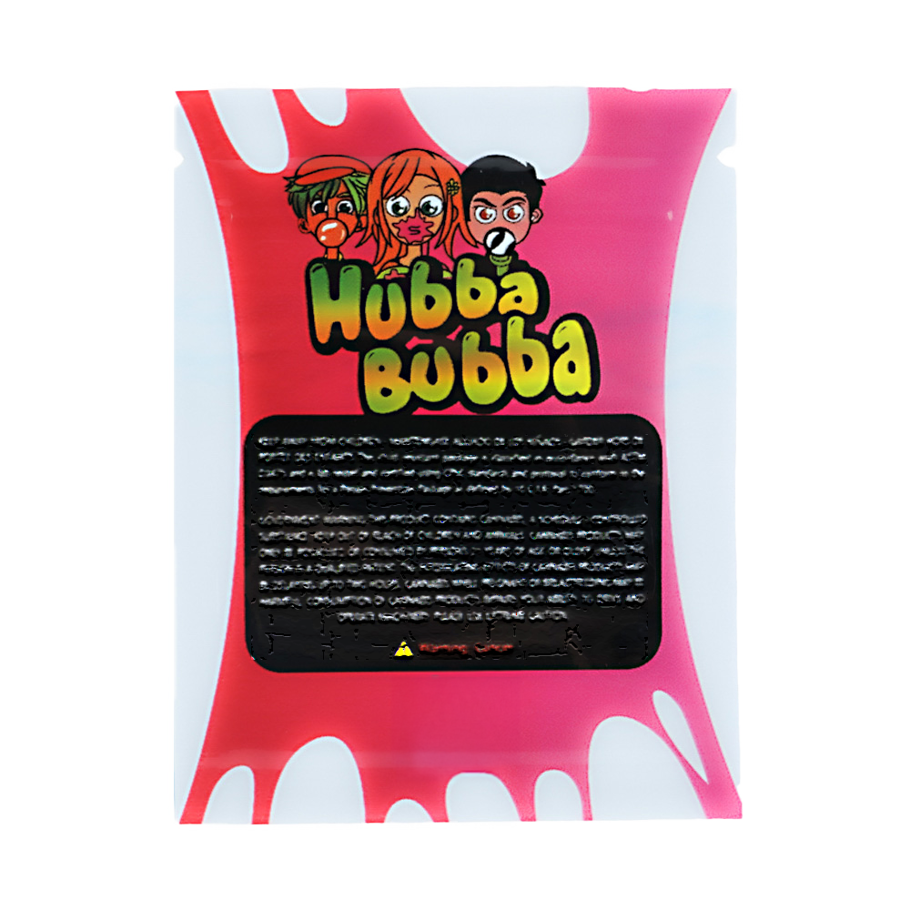 1g Exotic Mylar Bag - Hubba Bubba (100 Count)
