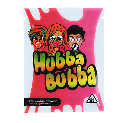1g Exotic Mylar Bag - Hubba Bubba (100 Count)