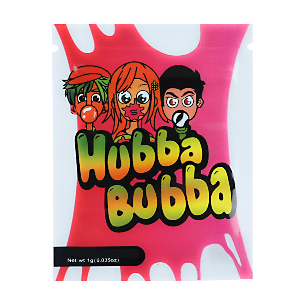 1g Exotic Mylar Bag - Hubba Bubba (100 Count)