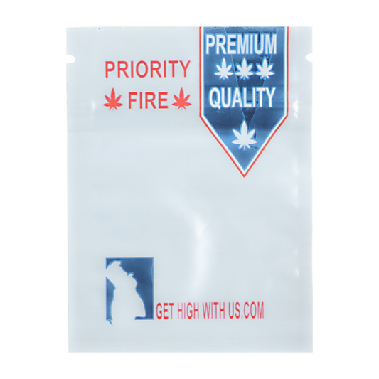1g Exotic Mylar Bag - Priority Fire Premium Quality (100 Count)