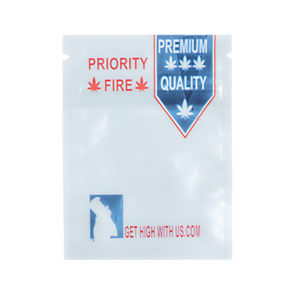 1g Exotic Mylar Bag - Priority Fire Premium Quality (100 Count)