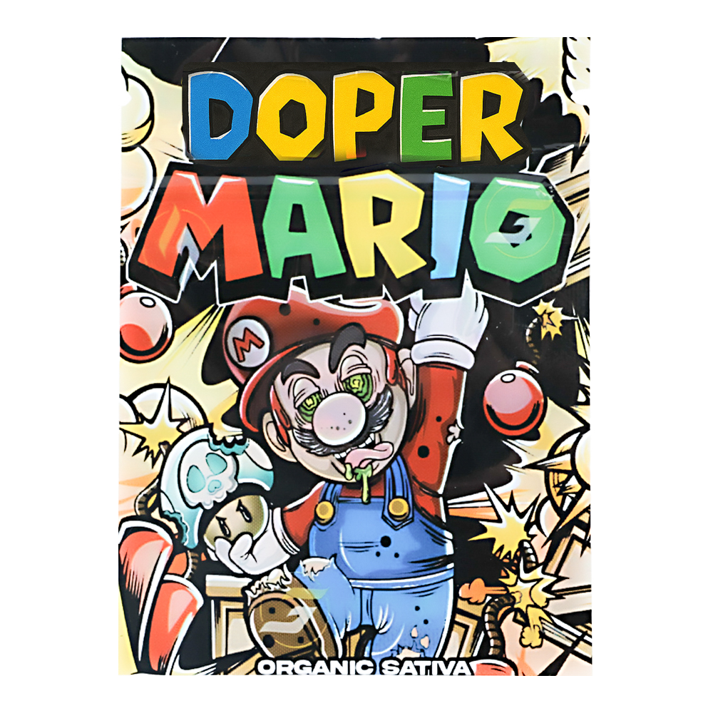 1g Exotic Mylar Bag - Super Mario (100 Count)