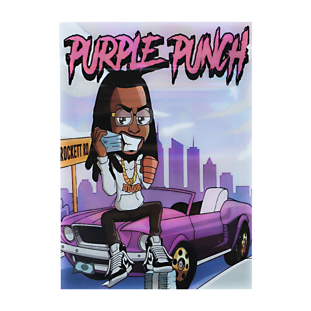 1g Exotic Mylar Bag - Purple Punch (100 Count)