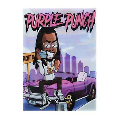 1g Exotic Mylar Bag - Purple Punch (100 Count)