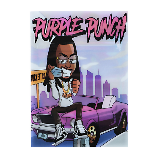 1g Exotic Mylar Bag - Purple Punch (100 Count)