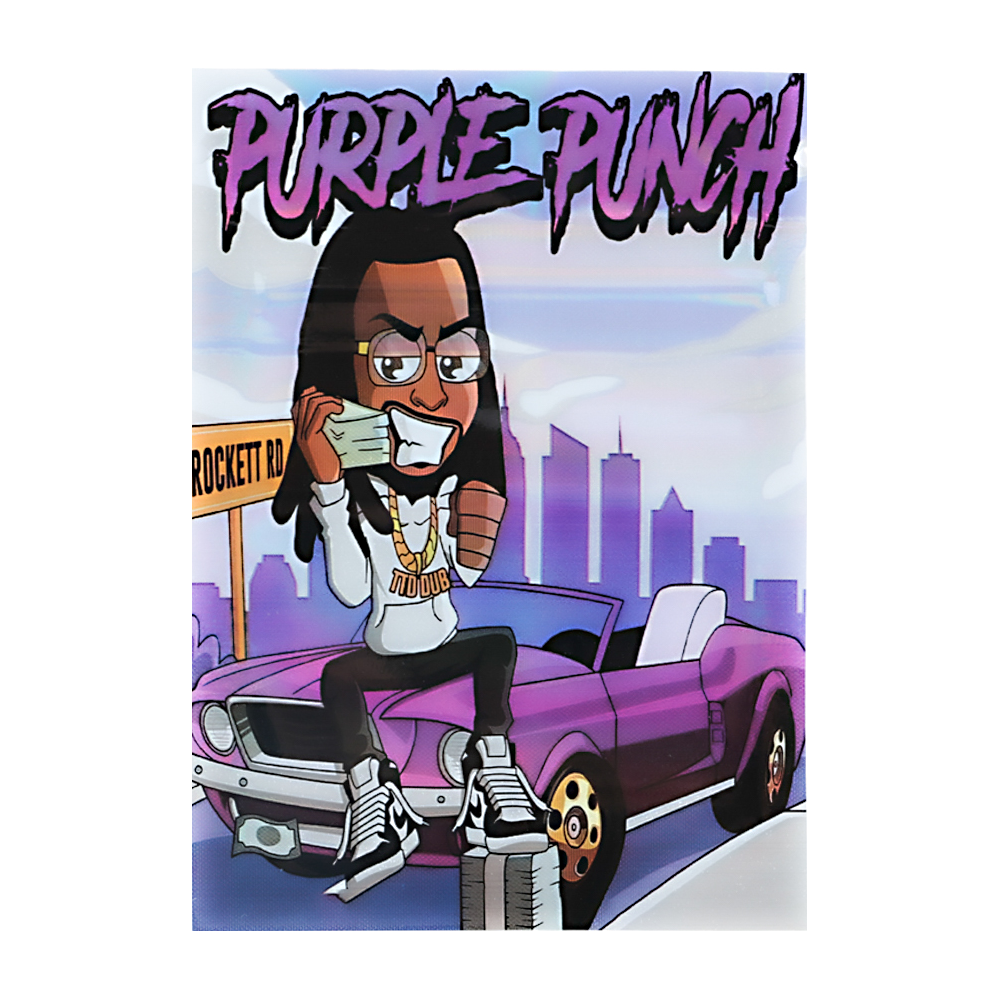 1g Exotic Mylar Bag - Purple Punch (100 Count)