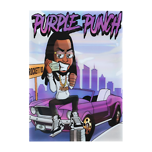 1g Exotic Mylar Bag - Purple Punch (100 Count)
