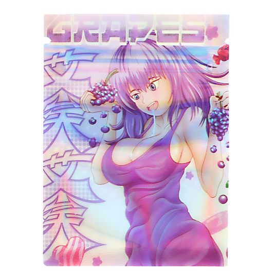 1g Exotic Mylar Bag - Grapes (100 Count)