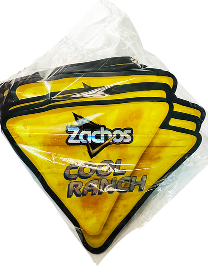 50 Pack – 3.5g Special Die Cut Shaped Mylar Bag - Zachos Cool Ranch