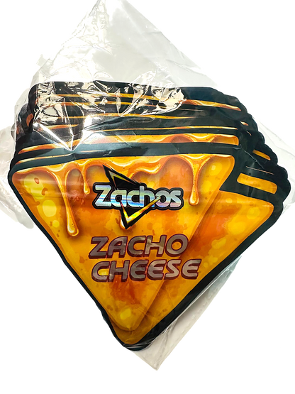50 Pack – 3.5g Special Die Cut Shaped Mylar Bag - Zachos Zacho Cheese