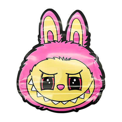 3.5g Shaped Mylar Bag - Pink Zabubu (50 Count)