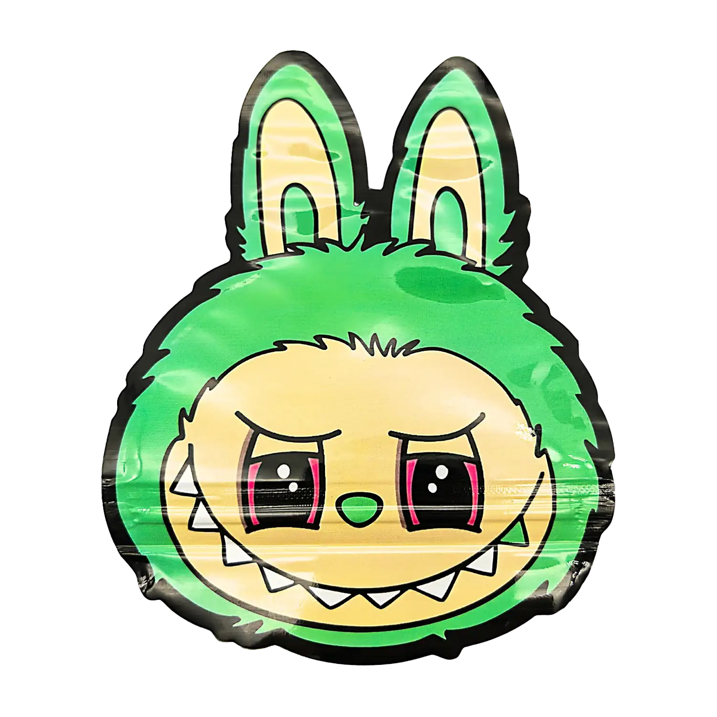 3.5g Shaped Mylar Bag - Forest Green Zabubu (50 Count)