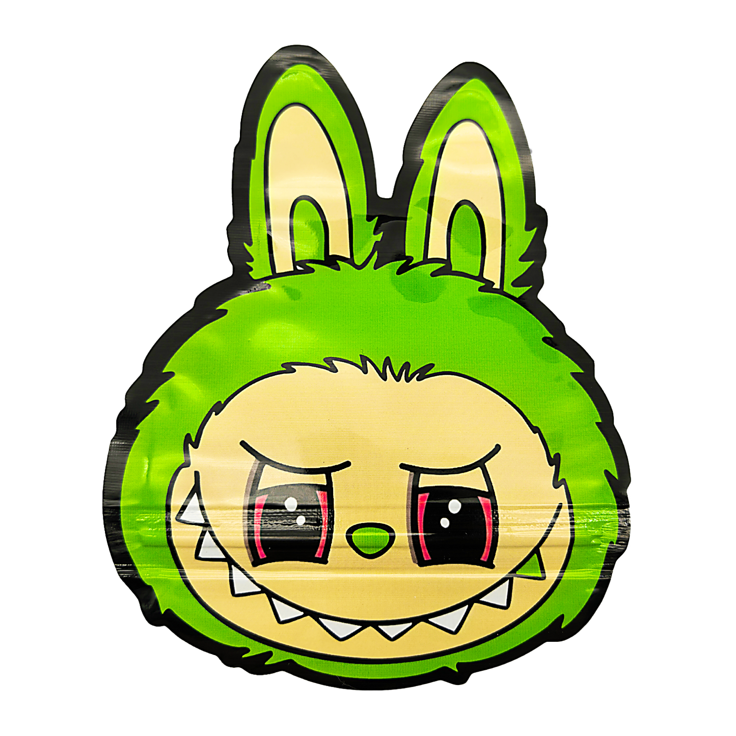 3.5g Shaped Mylar Bag - Mint Green Zabubu (50 Count)