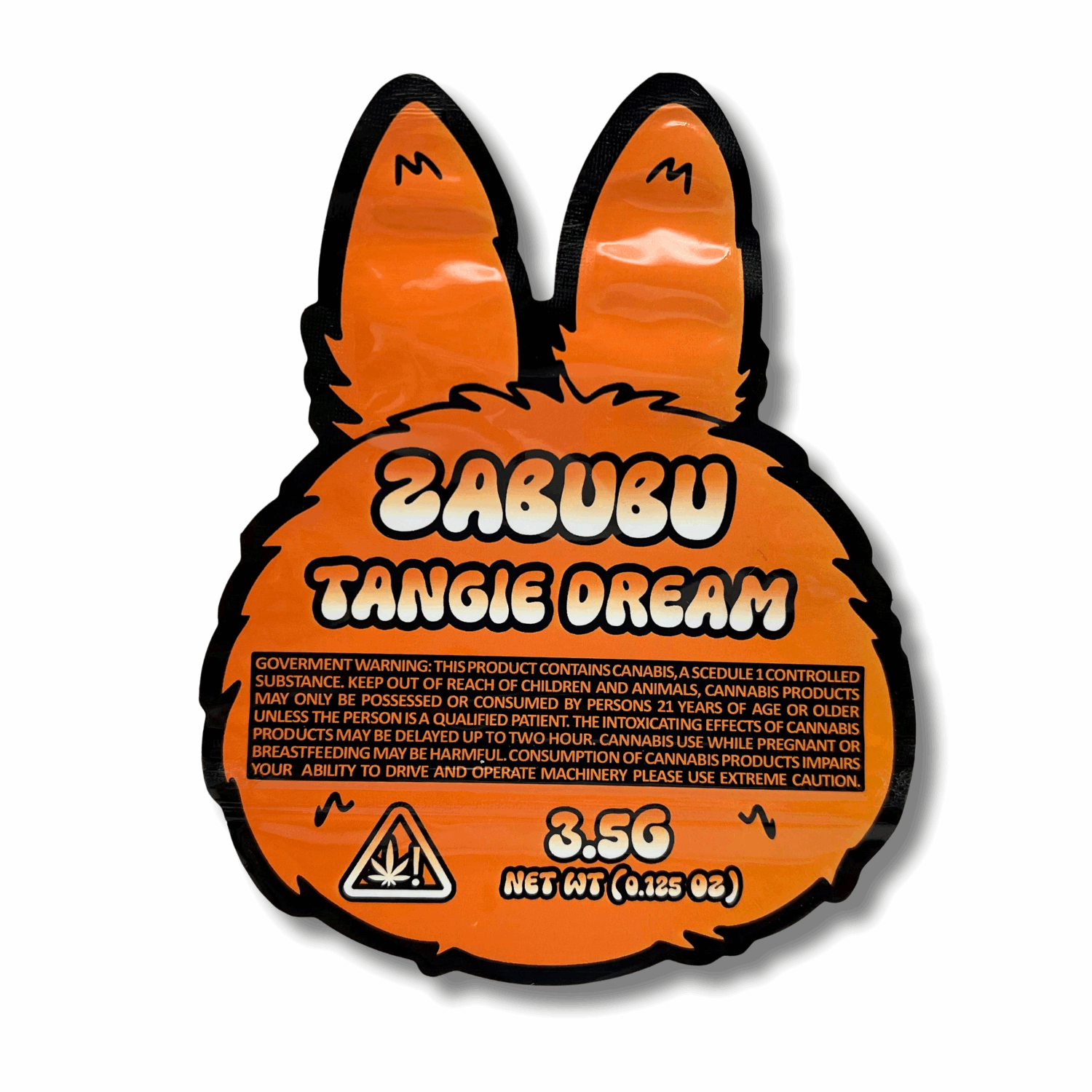 3.5g Shaped Mylar Bag - Salmon Zabubu (50 Count)